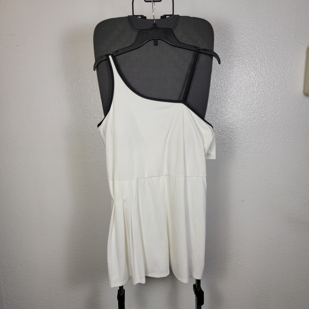 All In Motion Asymmetrical Active Dress Womens White Moisture-Wicking UPF 50+ XL